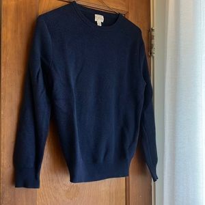 J. Crew Cotton-silk piqué sweater